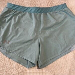 Under Armour Women's Light Blue Athletic Shorts